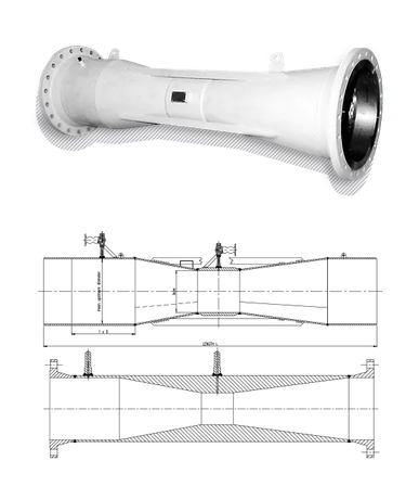 Venturi tube drawing